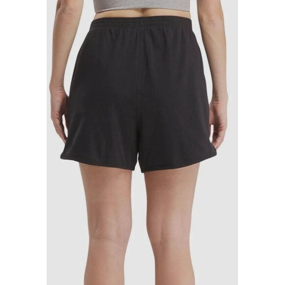 Reebok Women's Identity French Terry Shorts with pockets Black XS - Picture 2 of 6